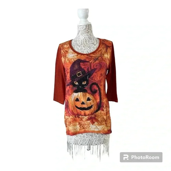 🍁 Cute Halloween Top​ - Picture 1 of 5